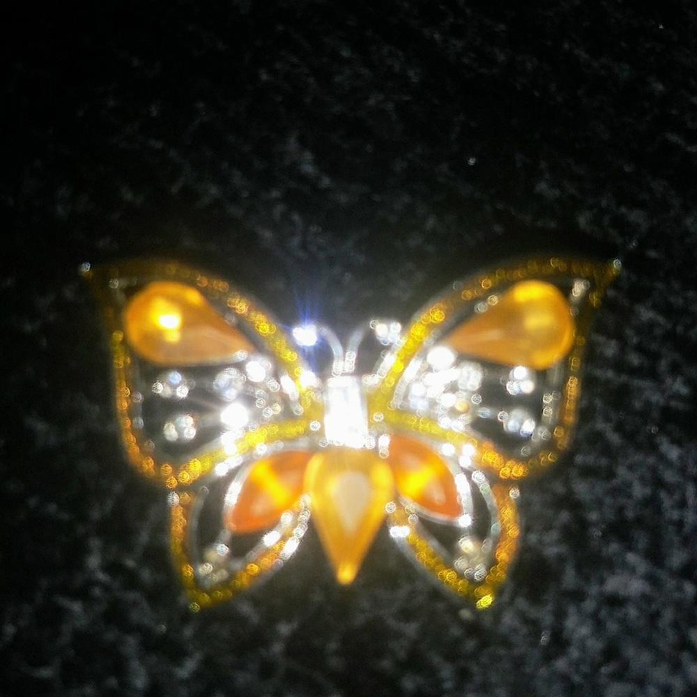 Gold Butterfly pin